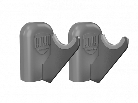 RTD100S Комплект настенных регулируемых кронштейнов Royal Thermo Design 100, серебристые