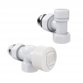 Набор термостатический осевой Royal Thermo Design 1/2"М30х1,5 (Белый)