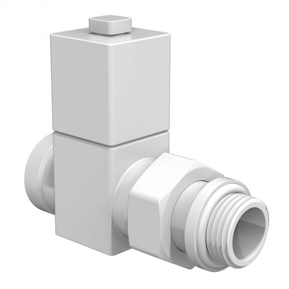 RTE 56.0005 Набор дизайн-вентилей CUBE, прямой (белый) 1/2"   