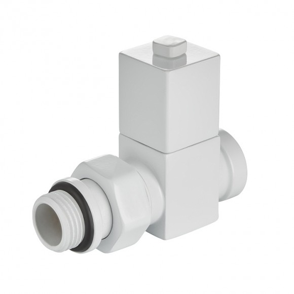 RTE 56.0005 Набор дизайн-вентилей CUBE, прямой (белый) 1/2"   