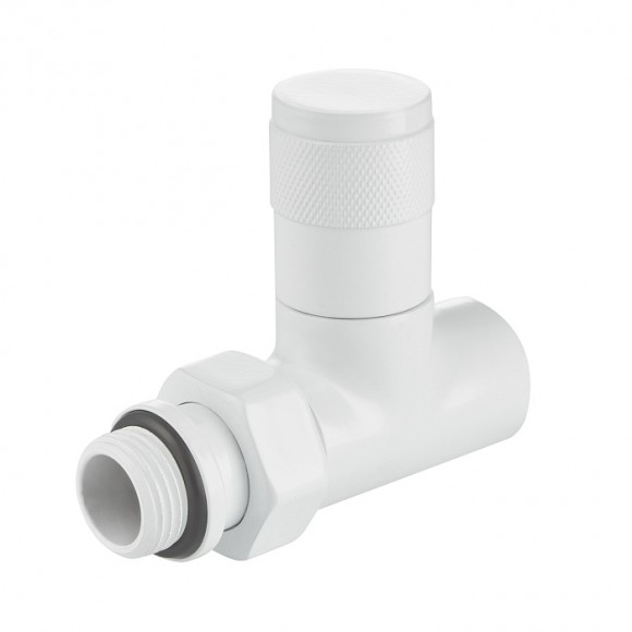 RTE 56.0010 Набор дизайн-вентилей PIANO, прямой (белый) 1/2"  