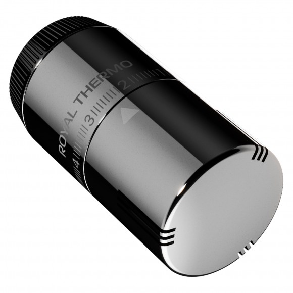 Термоголовка жидкостная Royal Thermo Design М30х1,5 (хром) RATHDN13015CH