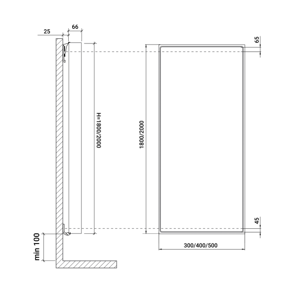 Дизайн-радиатор Royal Thermo Flat 500-1800 Bianco Traffico  Дизайн-радиатор Royal Thermo Flat 500-1800 Bianco Traffico
