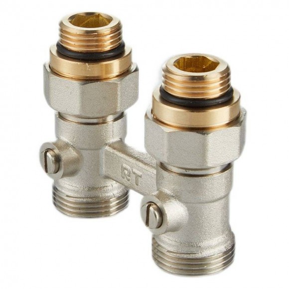 Узел нижнего подключения Royal Thermo прямой 1/2"х3/4" EK RTE 07.00001